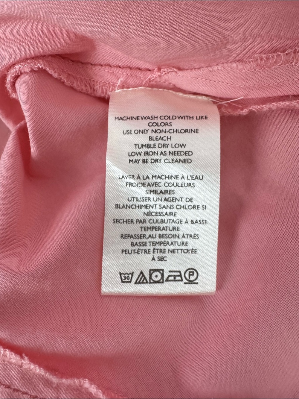 We The Free Happy Hour Solid Poplin Top Pink Free People Oversized Medium - Picture 10 of 11